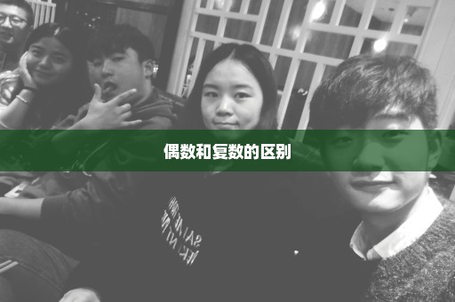 偶数和复数的区别
