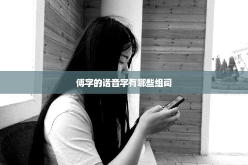 傅字的谐音字有哪些组词