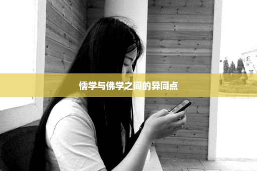 儒学与佛学之间的异同点
