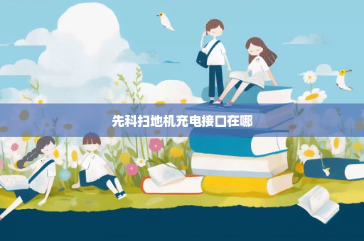 先科扫地机充电接口在哪