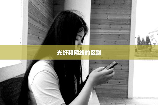 光纤和网线的区别