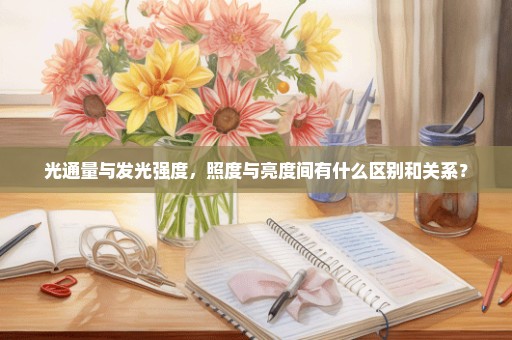 光通量与发光强度，照度与亮度间有什么区别和关系？