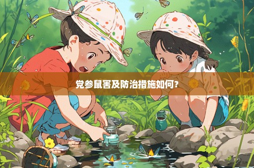 党参鼠害及防治措施如何？