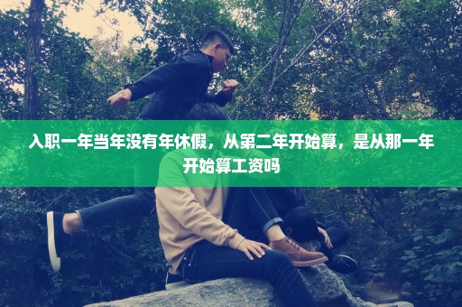 入职一年当年没有年休假，从第二年开始算，是从那一年开始算工资吗