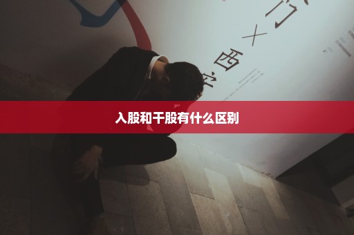 入股和干股有什么区别