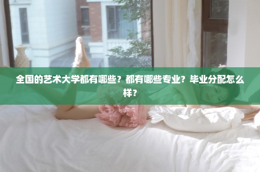 全国的艺术大学都有哪些？都有哪些专业？毕业分配怎么样？