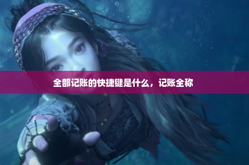 全部记账的快捷键是什么，记账全称 