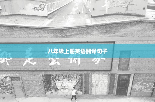 八年级上册英语翻译句子