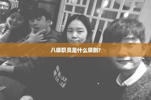 八级职员是什么级别?