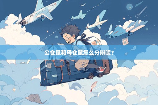 公仓鼠和母仓鼠怎么分辨呢？