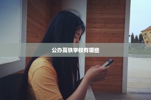 公办高铁学校有哪些