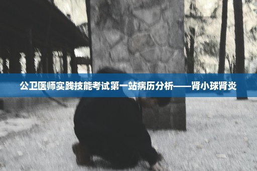 公卫医师实践技能考试第一站病历分析——肾小球肾炎