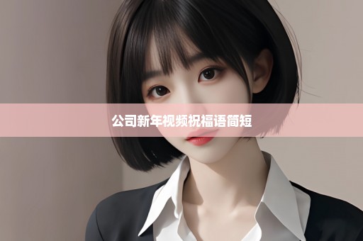 公司新年视频祝福语简短