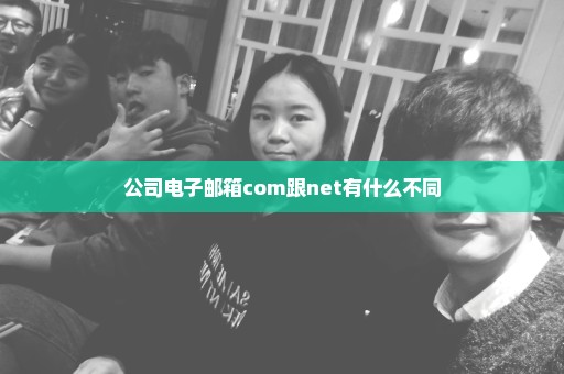 公司电子邮箱com跟net有什么不同