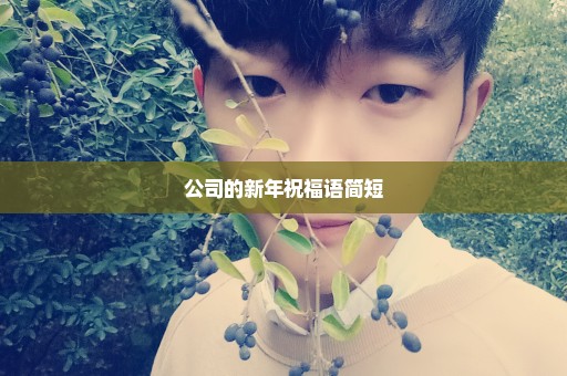 公司的新年祝福语简短