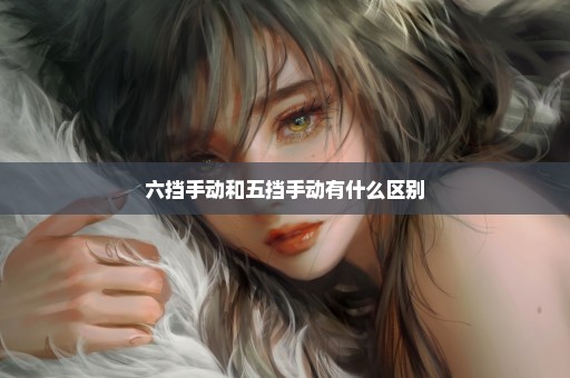 六挡手动和五挡手动有什么区别