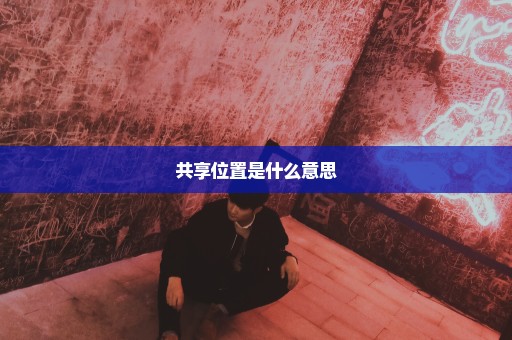 共享位置是什么意思