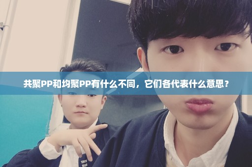 共聚PP和均聚PP有什么不同，它们各代表什么意思？