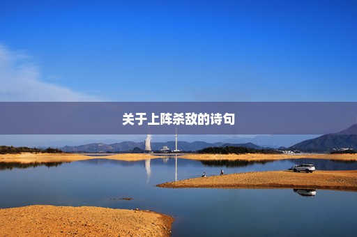 关于上阵杀敌的诗句