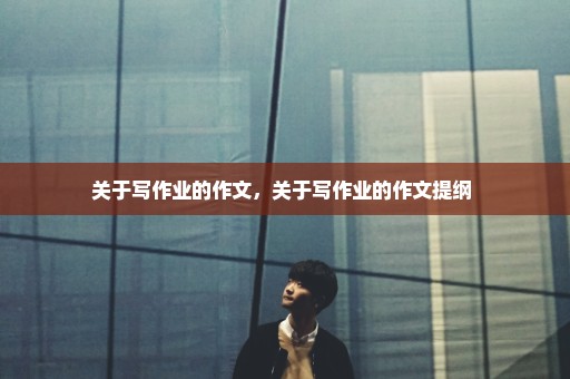 关于写作业的作文，关于写作业的作文提纲 