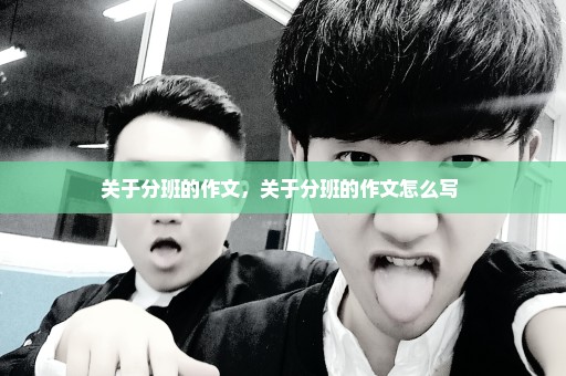 关于分班的作文，关于分班的作文怎么写 