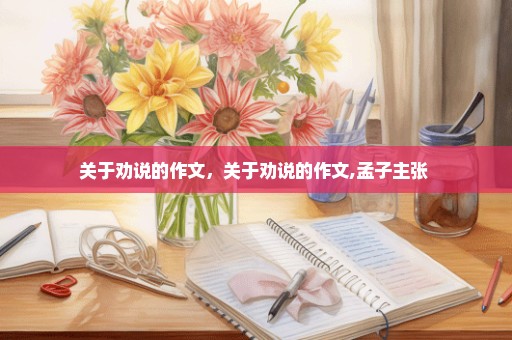 关于劝说的作文，关于劝说的作文,孟子主张 