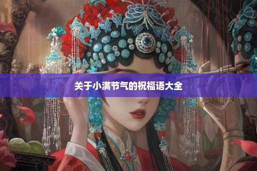 关于小满节气的祝福语大全