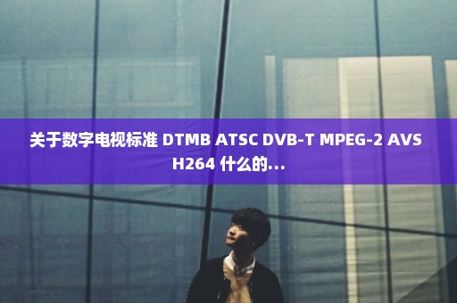 关于数字电视标准 DTMB ATSC DVB-T MPEG-2 AVS H264 什么的…