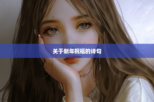 关于新年祝福的诗句