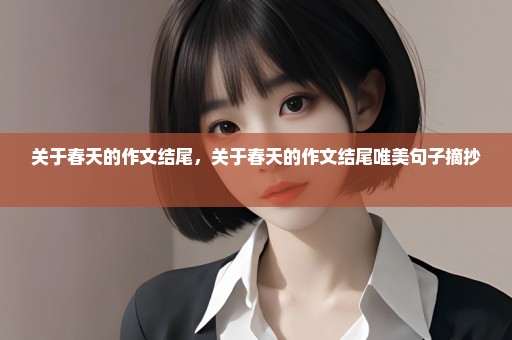 关于春天的作文结尾，关于春天的作文结尾唯美句子摘抄 