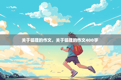 关于狐狸的作文，关于狐狸的作文400字 
