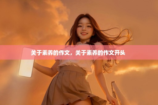 关于素养的作文，关于素养的作文开头 