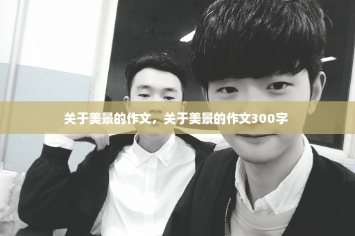 关于美景的作文，关于美景的作文300字 
