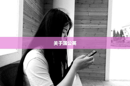 关于蒲公英