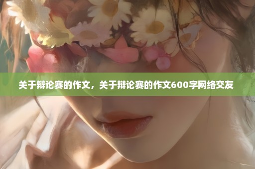 关于辩论赛的作文，关于辩论赛的作文600字网络交友 