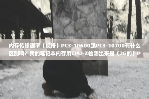 内存传输速率（规格）PC3-10600跟PC3-10700有什么区别啊？我的笔记本内存用CPU-Z检测出来是（2G的）PC3...