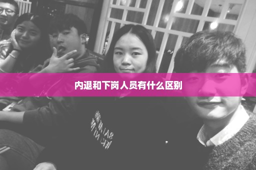 内退和下岗人员有什么区别