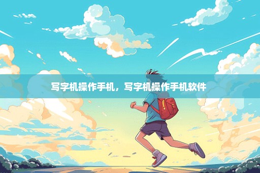 写字机操作手机，写字机操作手机软件 