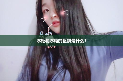 冰柜和冰箱的区别是什么？