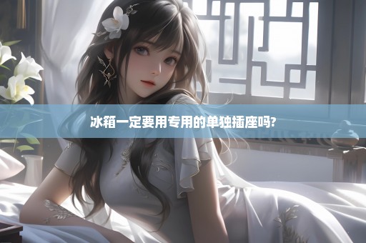 冰箱一定要用专用的单独插座吗?