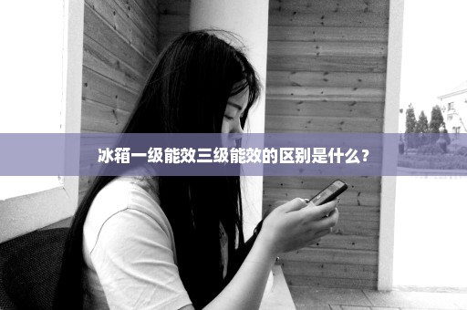 冰箱一级能效三级能效的区别是什么？
