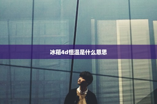 冰箱4d恒温是什么意思