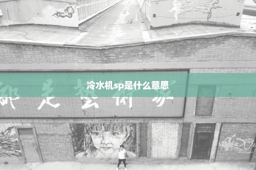 冷水机sp是什么意思