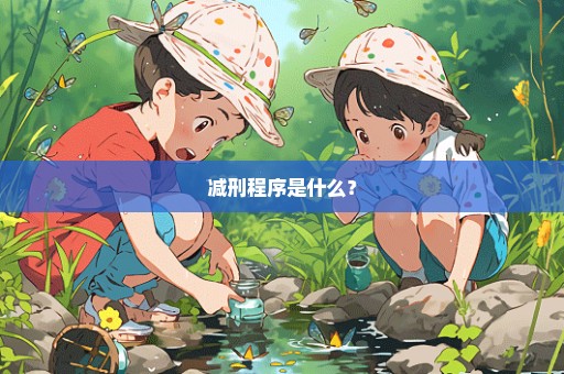 减刑程序是什么？