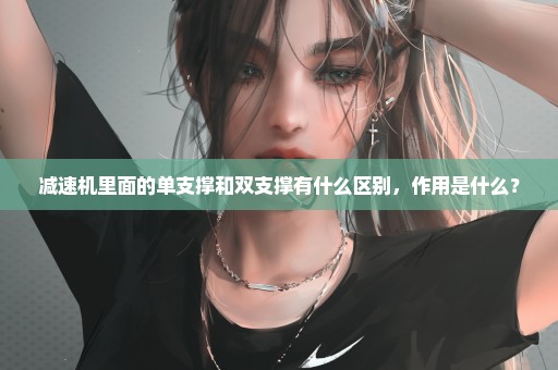 减速机里面的单支撑和双支撑有什么区别，作用是什么？