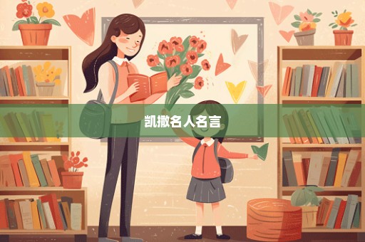 凯撒名人名言