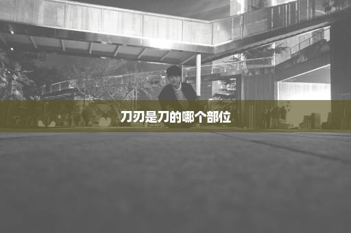 刀刃是刀的哪个部位
