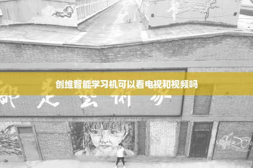 创维智能学习机可以看电视和视频吗