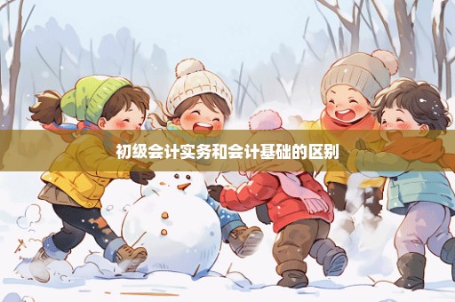 初级会计实务和会计基础的区别