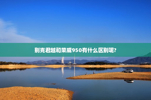 别克君越和荣威950有什么区别呢?